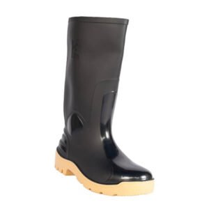 Bota de Seguridad con Puntera Color Negra PVC 3025
