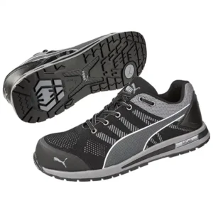 Tenis de Seguridad Puma Elevate Knit Black Low Profesionales para Hombre